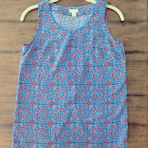 J Crew Open Back Tank Top